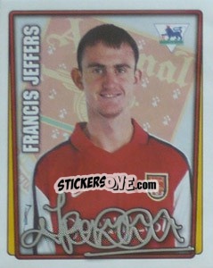 Sticker Francis Jeffers - Premier League Inglese 2001-2002 n. 20 - Merlin