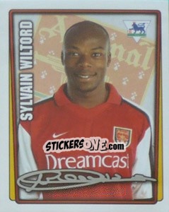 Sticker Sylvain Wiltord - Premier League Inglese 2001-2002 - Merlin