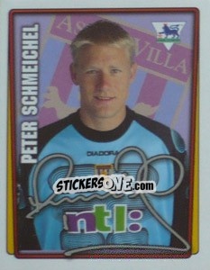 Cromo Peter Schmeichel - Premier League Inglese 2001-2002 - Merlin