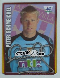 Sticker Peter Schmeichel - Premier League Inglese 2001-2002 n. 25 - Merlin