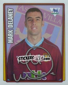 Sticker Mark Delaney - Premier League Inglese 2001-2002 - Merlin