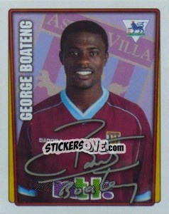 Sticker George Boateng - Premier League Inglese 2001-2002 n. 32 - Merlin