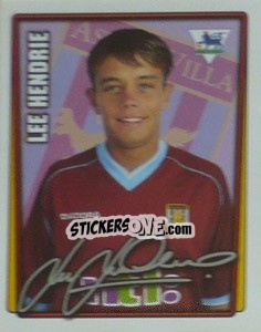 Sticker Lee Hendrie - Premier League Inglese 2001-2002 - Merlin