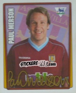 Sticker Paul Merson - Premier League Inglese 2001-2002 - Merlin