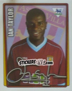 Sticker Ian Taylor - Premier League Inglese 2001-2002 n. 38 - Merlin