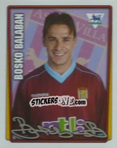 Sticker Bosko Balaban - Premier League Inglese 2001-2002 n. 40 - Merlin