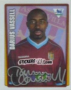 Sticker Darius Vassell - Premier League Inglese 2001-2002 n. 42 - Merlin