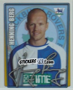 Sticker Henning Berg - Premier League Inglese 2001-2002 - Merlin