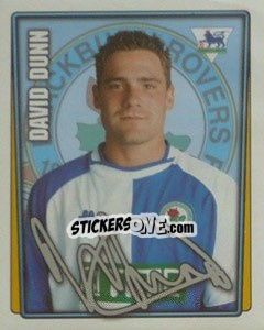 Sticker David Dunn - Premier League Inglese 2001-2002 n. 52 - Merlin
