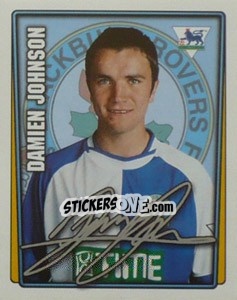 Figurina Damien Johnson - Premier League Inglese 2001-2002 - Merlin