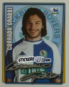Sticker Corrado Grabbi - Premier League Inglese 2001-2002 n. 61 - Merlin