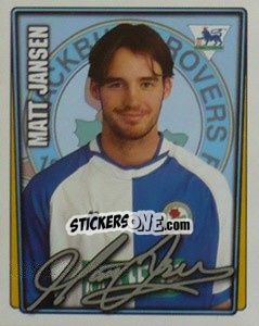 Sticker Matt Jansen - Premier League Inglese 2001-2002 n. 62 - Merlin