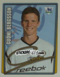 Cromo Gudni Bergsson - Premier League Inglese 2001-2002 - Merlin