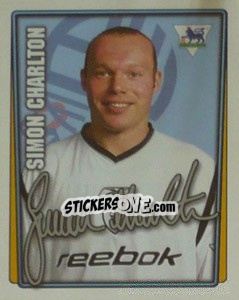 Sticker Simon Charlton - Premier League Inglese 2001-2002 - Merlin