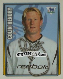 Sticker Colin Hendry - Premier League Inglese 2001-2002 - Merlin