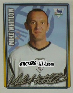 Sticker Mike Whitlow - Premier League Inglese 2001-2002 n. 71 - Merlin