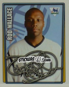Sticker Rod Wallace - Premier League Inglese 2001-2002 n. 77 - Merlin