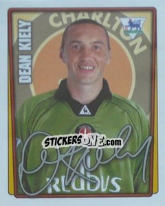 Sticker Dean Kiely - Premier League Inglese 2001-2002 - Merlin