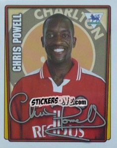 Sticker Chris Powell - Premier League Inglese 2001-2002 n. 90 - Merlin