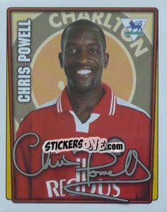 Figurina Chris Powell - Premier League Inglese 2001-2002 - Merlin