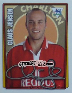 Cromo Claus Jensen - Premier League Inglese 2001-2002 - Merlin