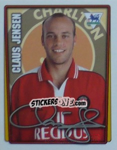 Sticker Claus Jensen - Premier League Inglese 2001-2002 n. 93 - Merlin
