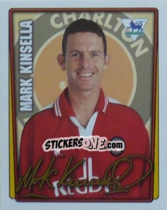 Figurina Mark Kinsella - Premier League Inglese 2001-2002 - Merlin