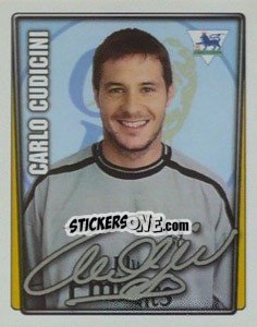 Sticker Carlo Cudicini - Premier League Inglese 2001-2002 n. 106 - Merlin