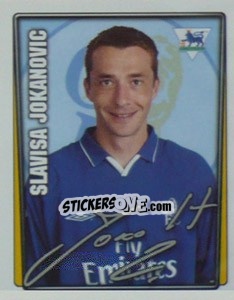 Figurina Slavisa Jokanovic - Premier League Inglese 2001-2002 - Merlin
