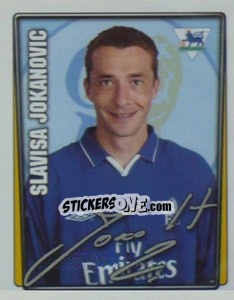 Figurina Slavisa Jokanovic - Premier League Inglese 2001-2002 n. 113 - Merlin