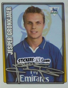 Sticker Jesper Gronkjaer - Premier League Inglese 2001-2002 n. 118 - Merlin