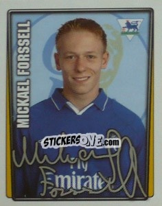 Figurina Mikael Forssell - Premier League Inglese 2001-2002 - Merlin