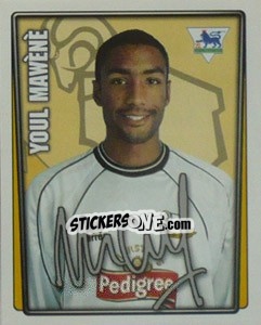 Sticker Youl Mawene - Premier League Inglese 2001-2002 - Merlin