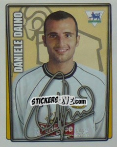 Cromo Daniele Daino - Premier League Inglese 2001-2002 - Merlin