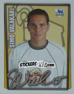 Sticker Simo Valakari - Premier League Inglese 2001-2002 n. 134 - Merlin