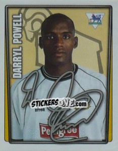 Cromo Darryl Powell - Premier League Inglese 2001-2002 n. 137 - Merlin