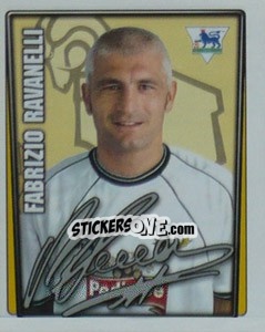 Sticker Fabrizio Ravanelli - Premier League Inglese 2001-2002 n. 141 - Merlin