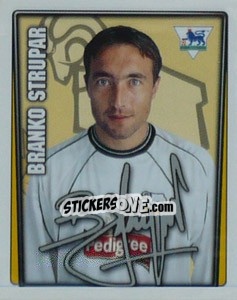 Sticker Branko Strupar - Premier League Inglese 2001-2002 n. 142 - Merlin