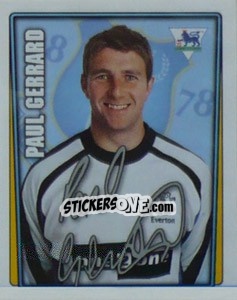 Sticker Paul Gerrard - Premier League Inglese 2001-2002 n. 145 - Merlin