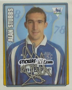 Sticker Alan Stubbs - Premier League Inglese 2001-2002 - Merlin