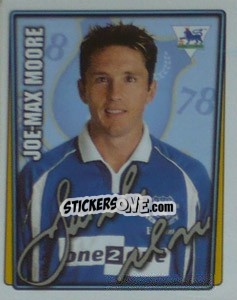 Cromo Joe-Max Moore - Premier League Inglese 2001-2002 - Merlin