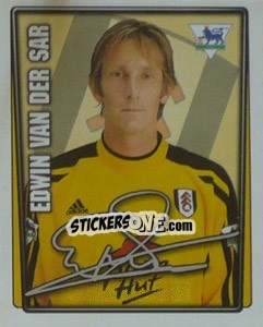 Sticker Edwin van der Sar - Premier League Inglese 2001-2002 n. 165 - Merlin