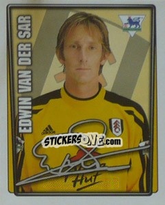 Cromo Edwin van der Sar