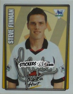 Sticker Steve Finnan - Premier League Inglese 2001-2002 n. 167 - Merlin