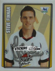 Sticker Steve Finnan - Premier League Inglese 2001-2002 - Merlin