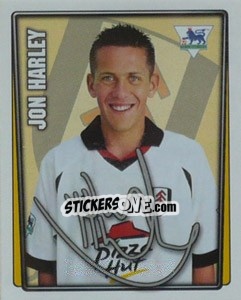 Cromo Jon Harley - Premier League Inglese 2001-2002 - Merlin