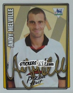 Sticker Andy Melville - Premier League Inglese 2001-2002 - Merlin