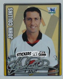 Sticker John Collins - Premier League Inglese 2001-2002 n. 174 - Merlin
