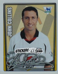 Cromo John Collins - Premier League Inglese 2001-2002 - Merlin