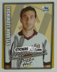 Sticker Sylvain Legwinski - Premier League Inglese 2001-2002 n. 177 - Merlin